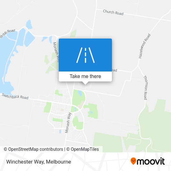 Winchester Way map