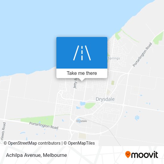 Achilpa Avenue map