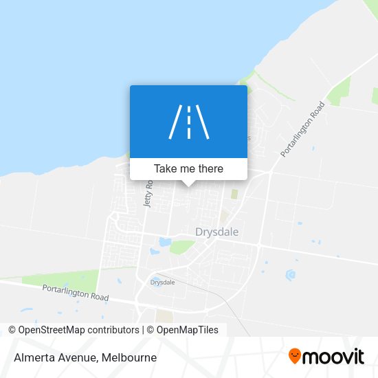 Almerta Avenue map