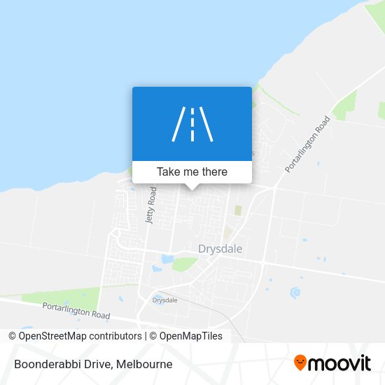 Boonderabbi Drive map