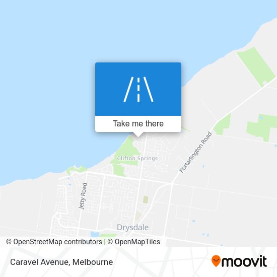 Caravel Avenue map