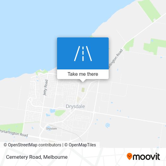 Cemetery Road map