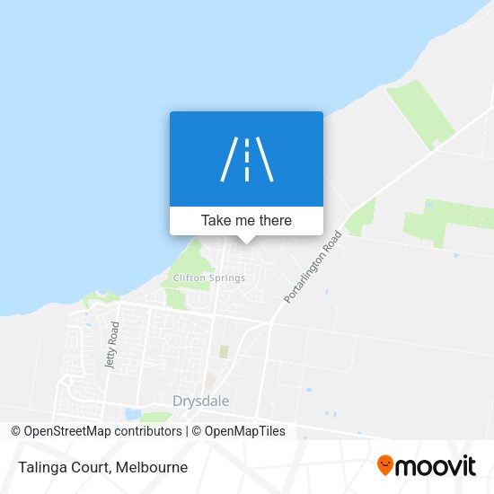 Talinga Court map