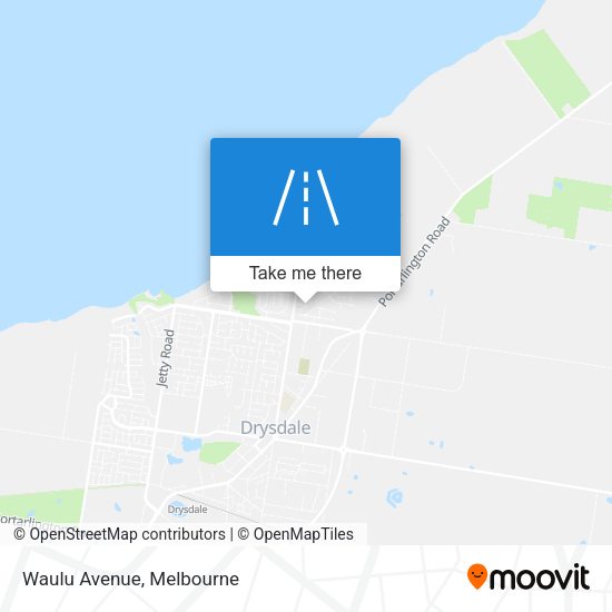 Waulu Avenue map