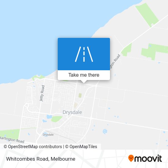 Whitcombes Road map