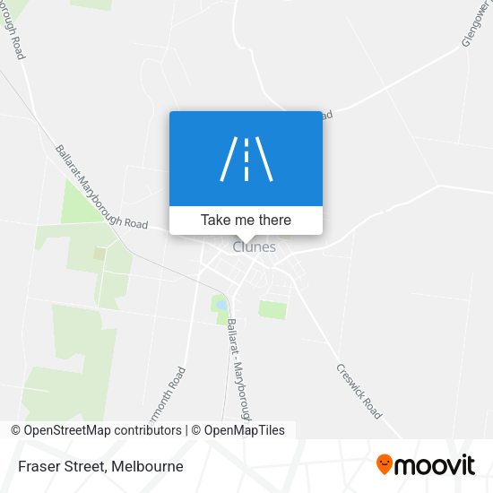 Fraser Street map