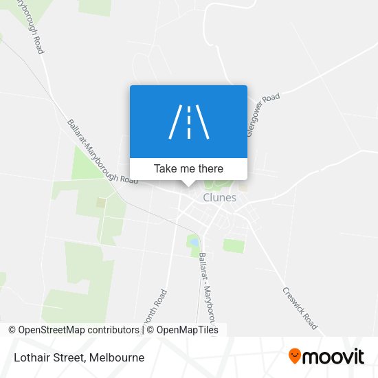 Lothair Street map