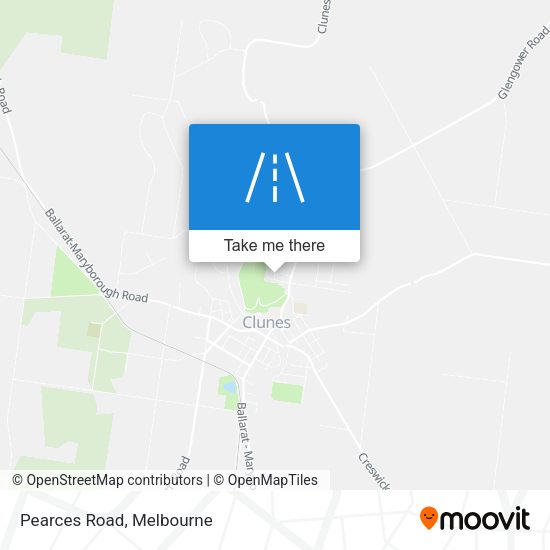 Pearces Road map