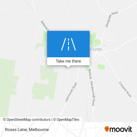Roses Lane map