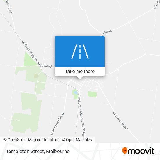 Templeton Street map