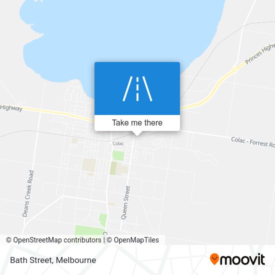 Bath Street map