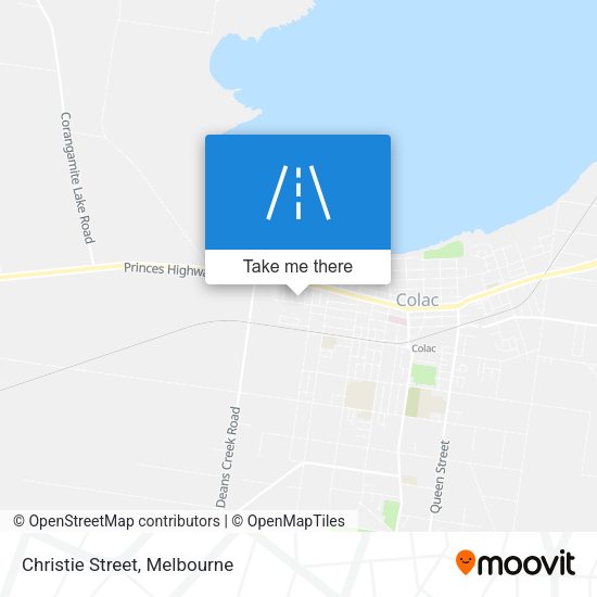 Christie Street map