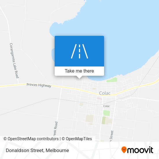 Donaldson Street map