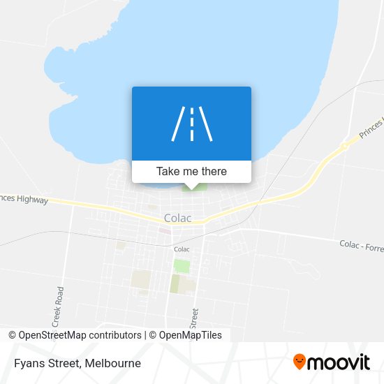 Fyans Street map