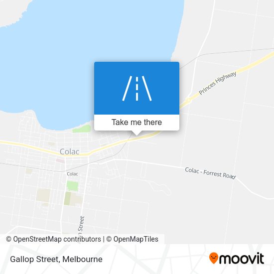 Gallop Street map