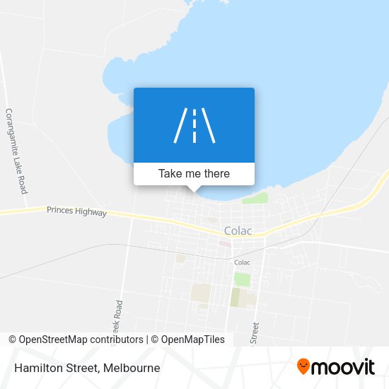 Hamilton Street map