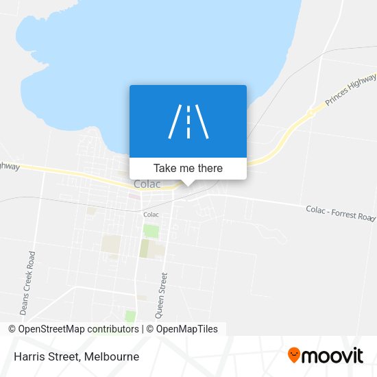 Harris Street map
