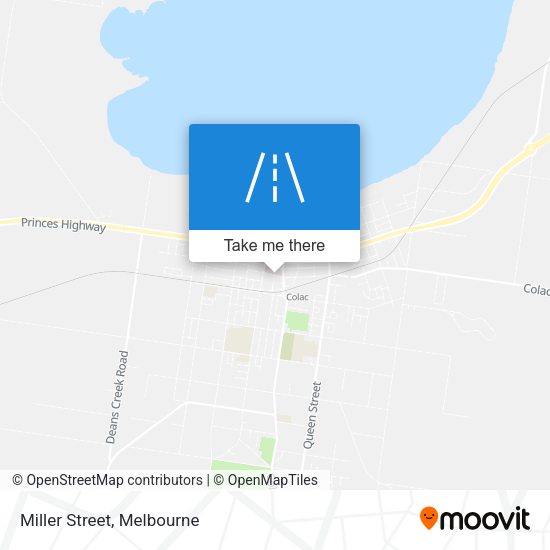 Miller Street map