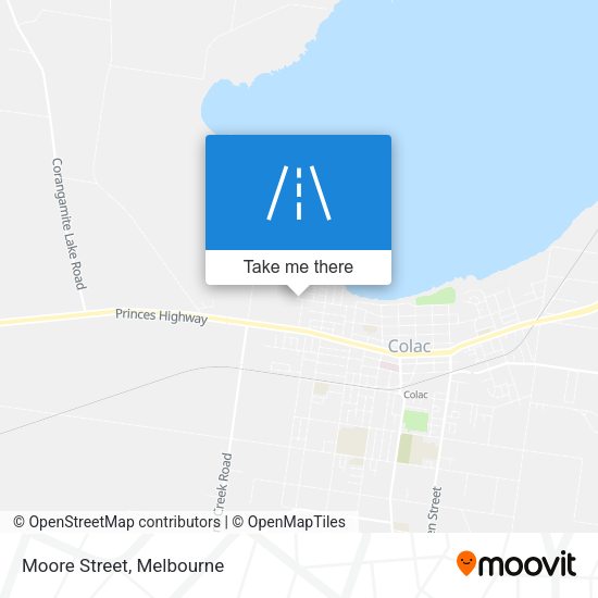 Moore Street map