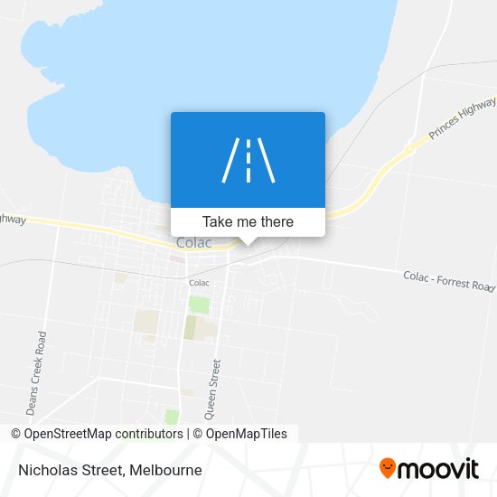Nicholas Street map