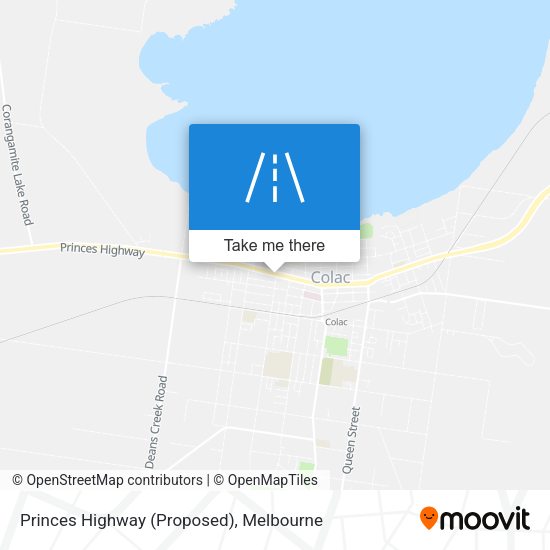 Princes Highway (Proposed) map
