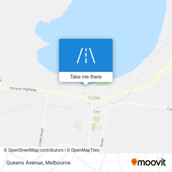 Queens Avenue map