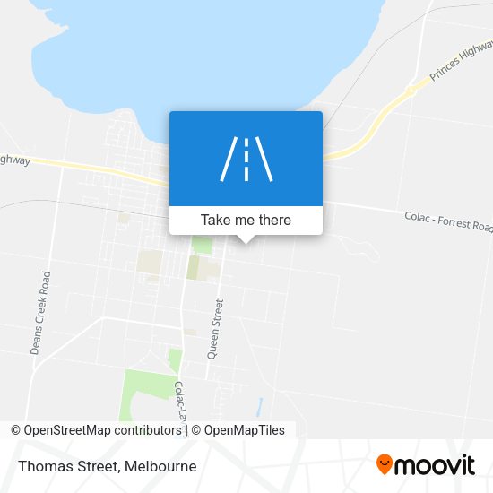 Thomas Street map