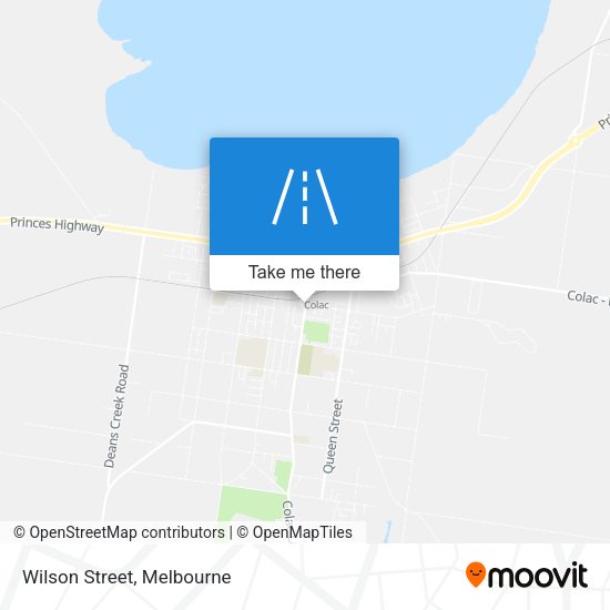 Wilson Street map