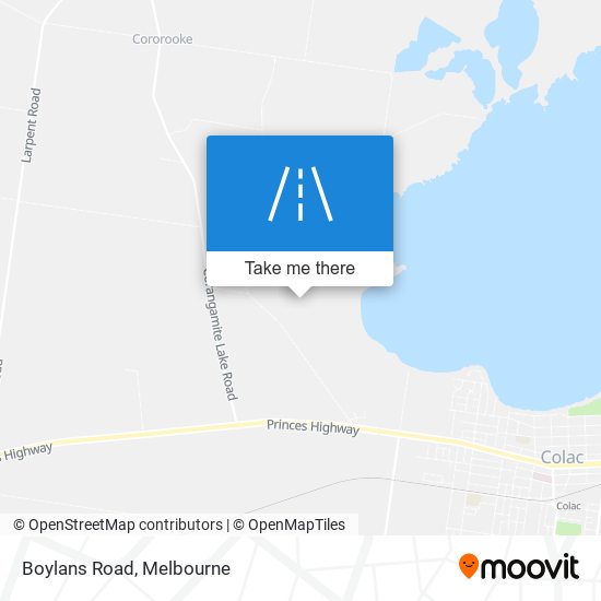 Boylans Road map