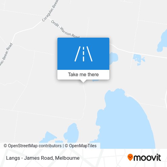 Langs - James Road map