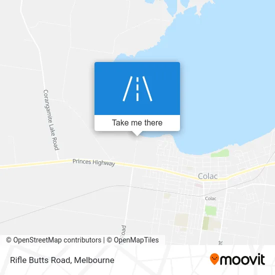 Mapa Rifle Butts Road