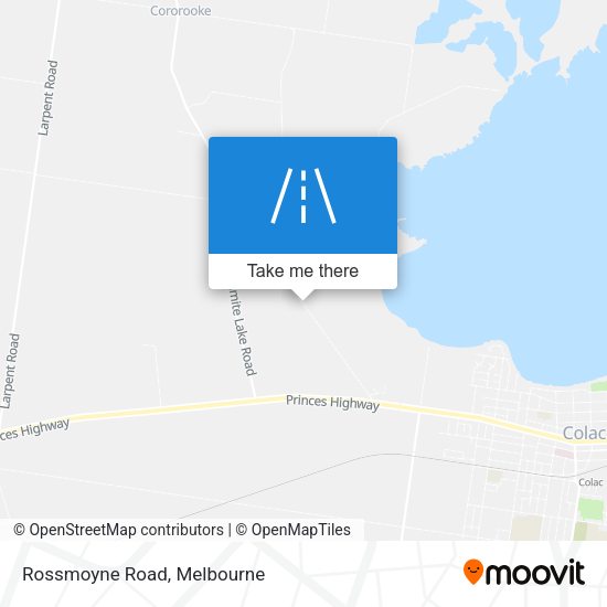 Rossmoyne Road map