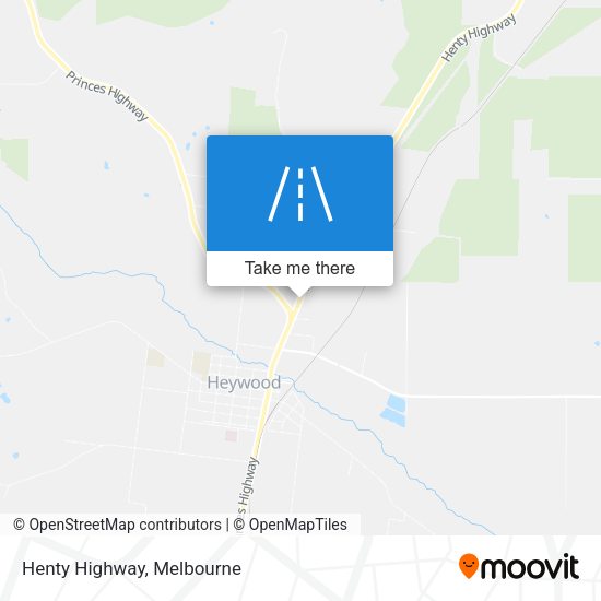 Henty Highway map