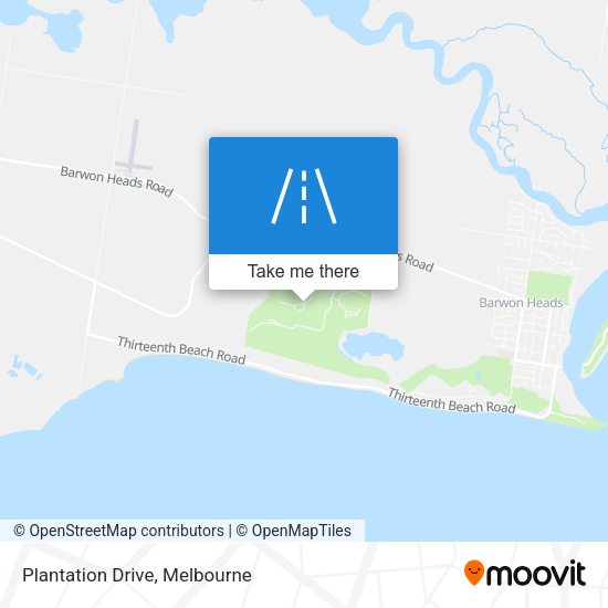 Plantation Drive map