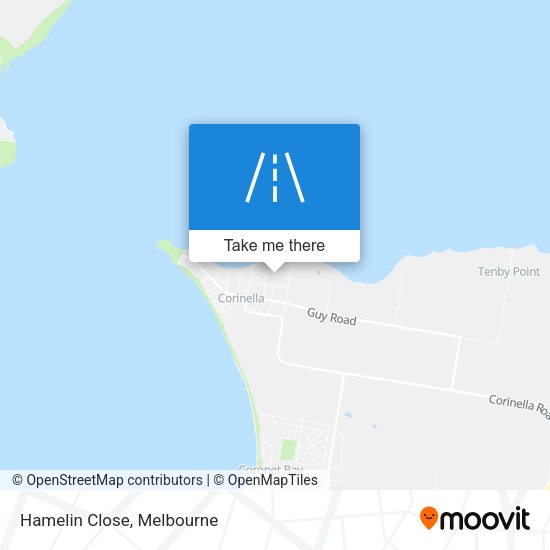 Hamelin Close map