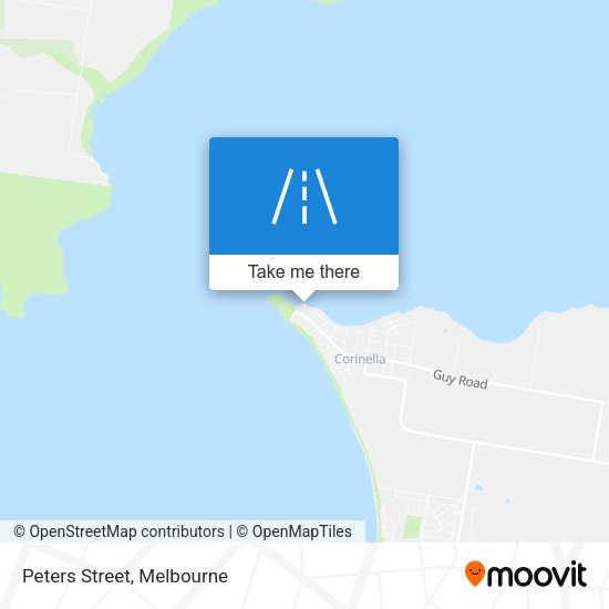 Peters Street map