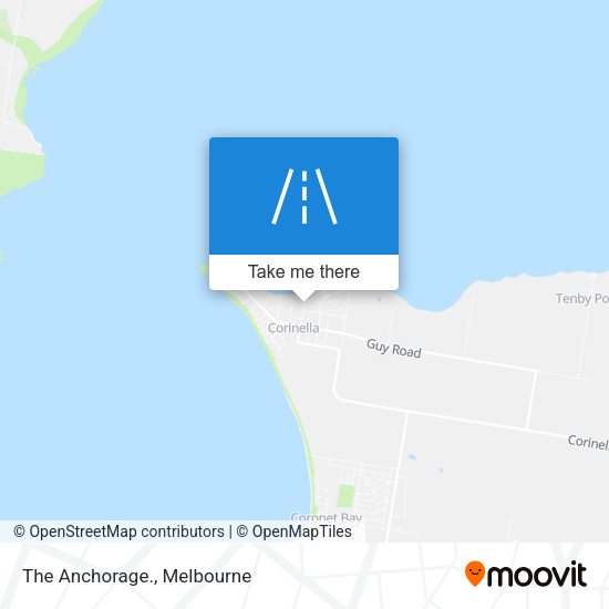 The Anchorage. map