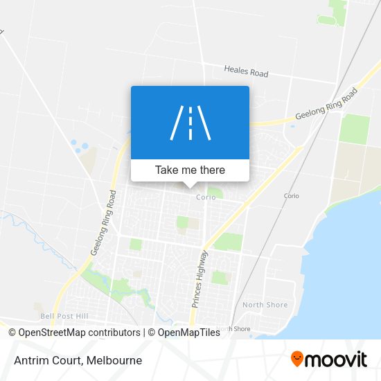 Antrim Court map
