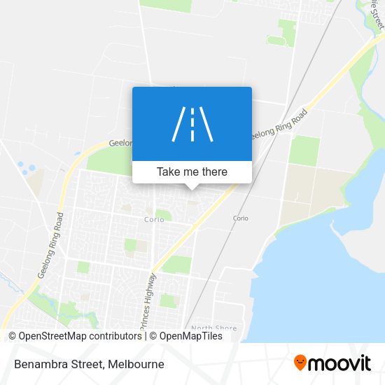 Benambra Street map