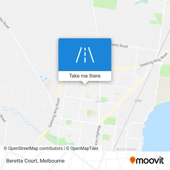 Beretta Court map