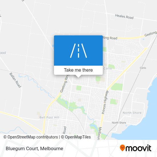 Bluegum Court map