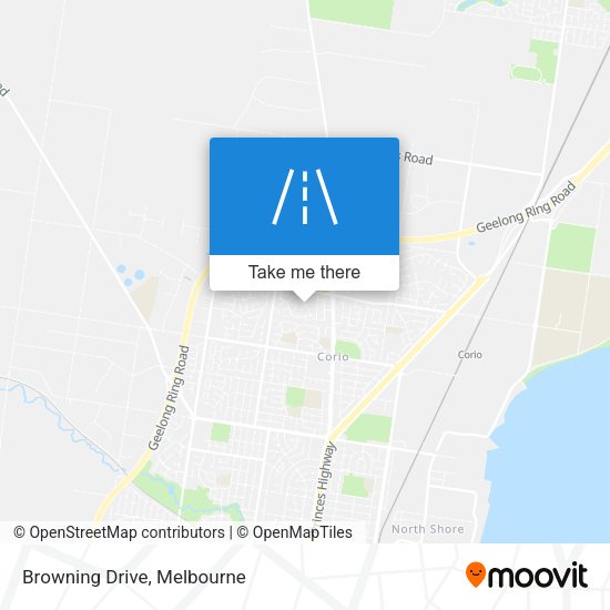 Browning Drive map