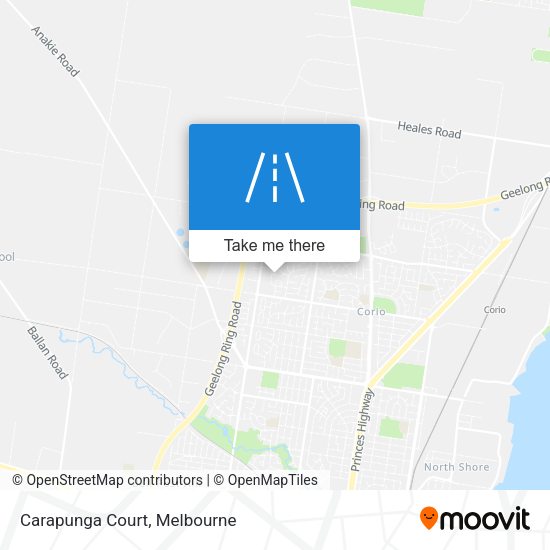Carapunga Court map