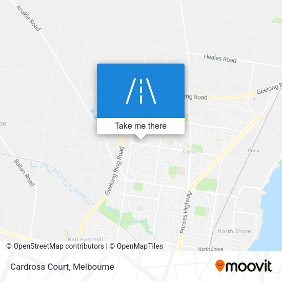 Cardross Court map