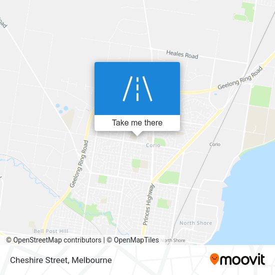 Cheshire Street map