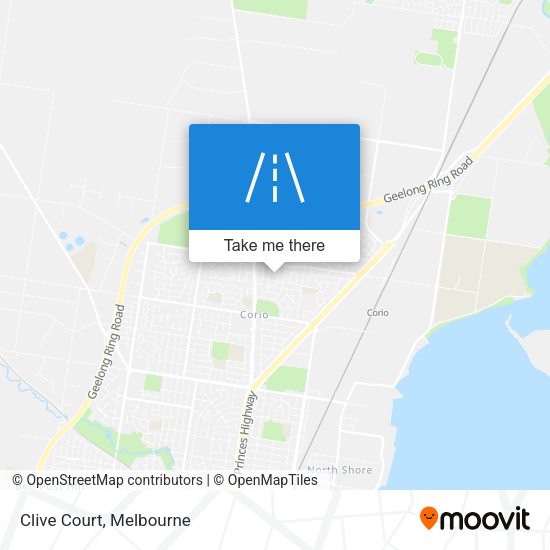 Clive Court map