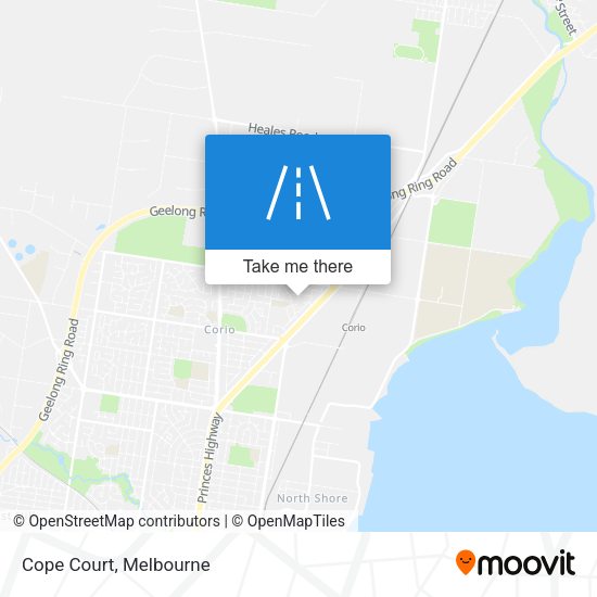 Cope Court map
