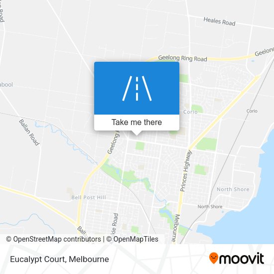 Eucalypt Court map