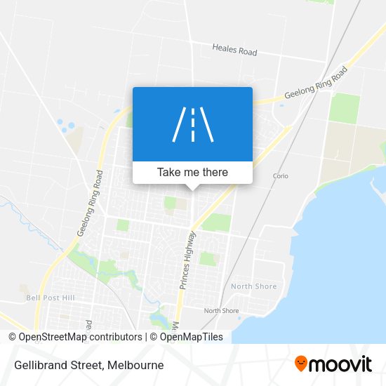 Gellibrand Street map