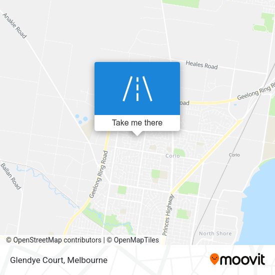 Glendye Court map